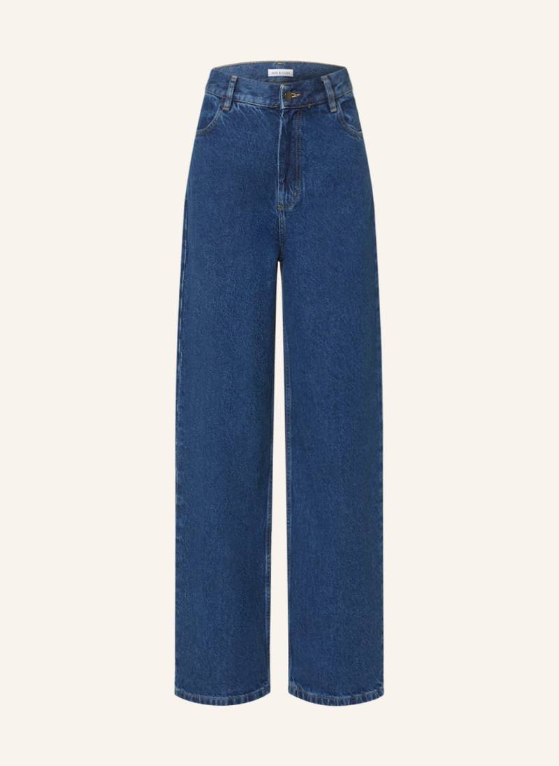 Mrs & Hugs Straight Jeans blau von Mrs & HUGS