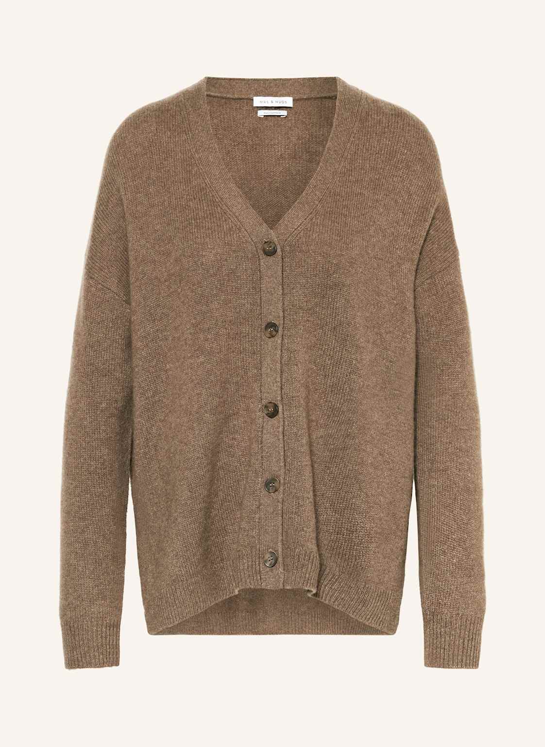 Mrs & Hugs Strickjacke Aus Cashmere braun Mrs & Hugs Strickjacke Aus Cashmere braun von Mrs & HUGS