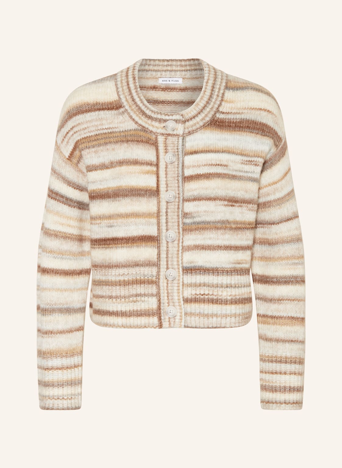 Mrs & Hugs Strickjacke beige Mrs & Hugs Strickjacke beige von Mrs & HUGS