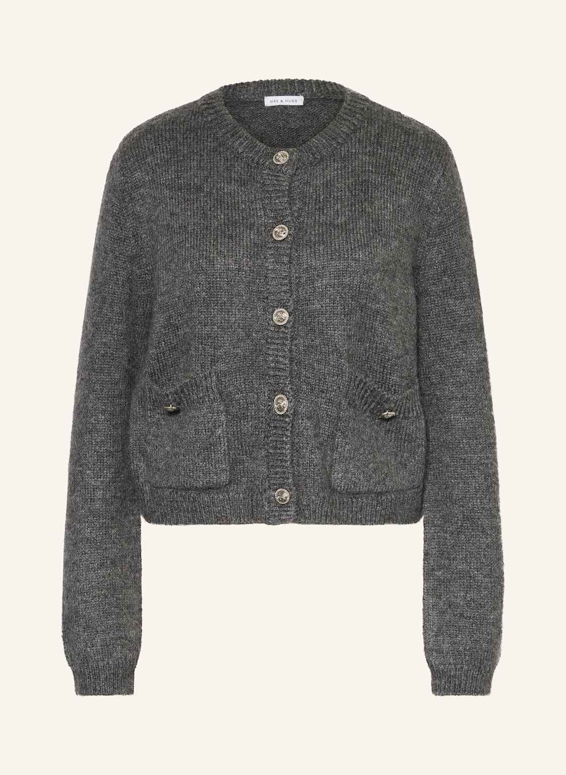 Mrs & Hugs Strickjacke grau Mrs & Hugs Strickjacke grau von Mrs & HUGS