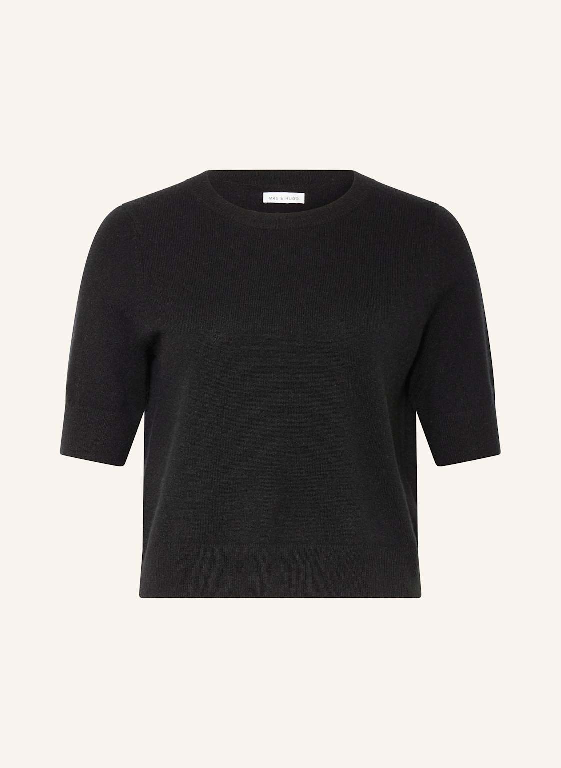 Mrs & Hugs Strickshirt Aus Cashmere schwarz Mrs & Hugs Strickshirt Aus Cashmere schwarz von Mrs & HUGS