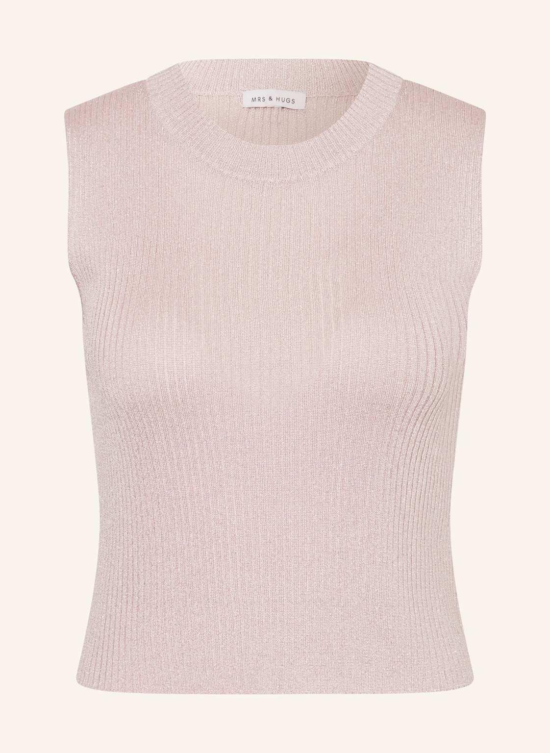 Mrs & Hugs Stricktop Mit Glitzergarn rosa Mrs & Hugs Stricktop Mit Glitzergarn rosa von Mrs & HUGS