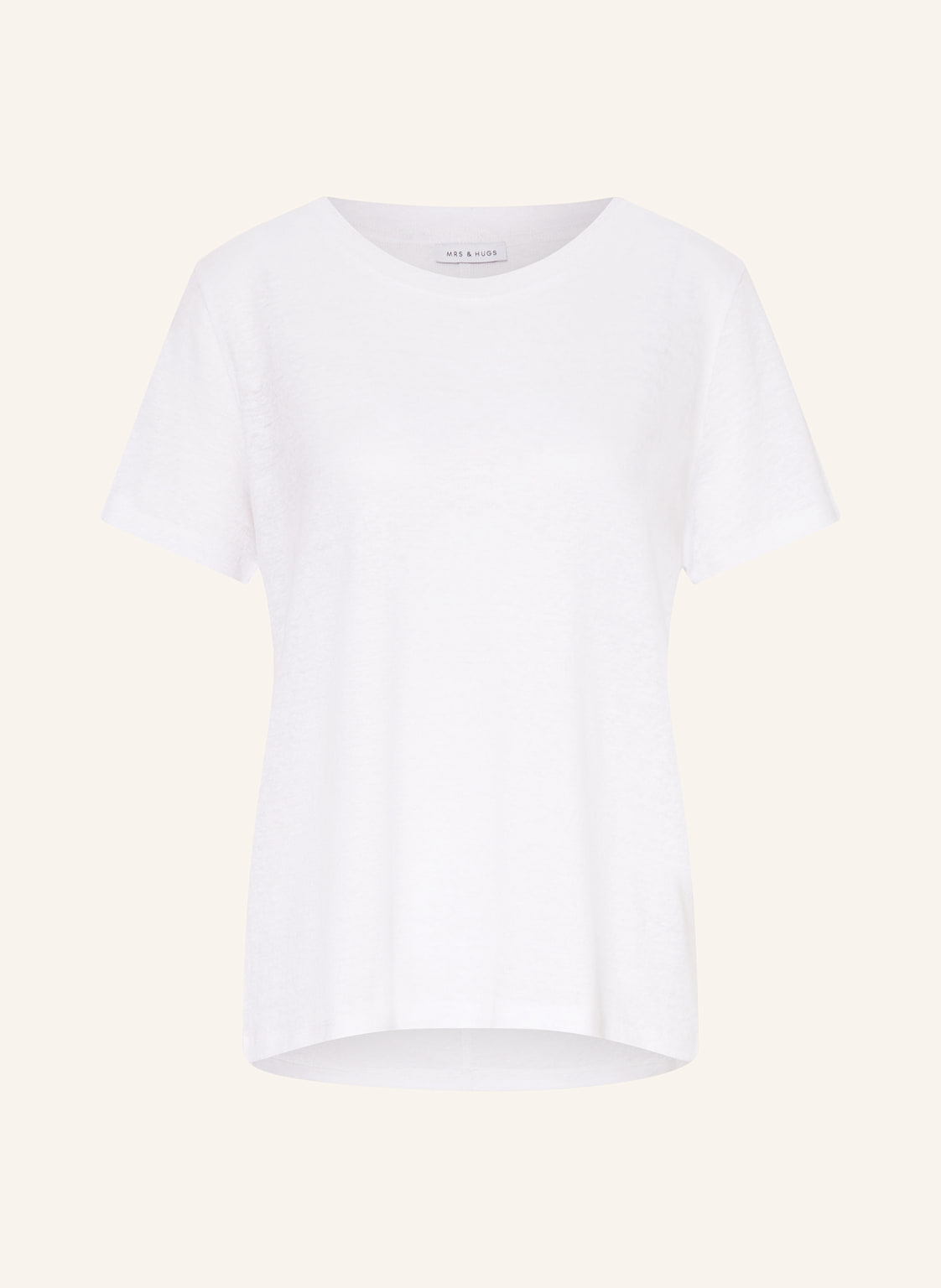Mrs & Hugs T-Shirt Aus Leinen weiss Mrs & Hugs T-Shirt Aus Leinen weiss von Mrs & HUGS