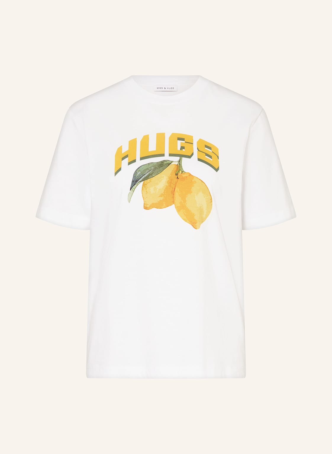 Mrs & Hugs T-Shirt gelb von Mrs & HUGS