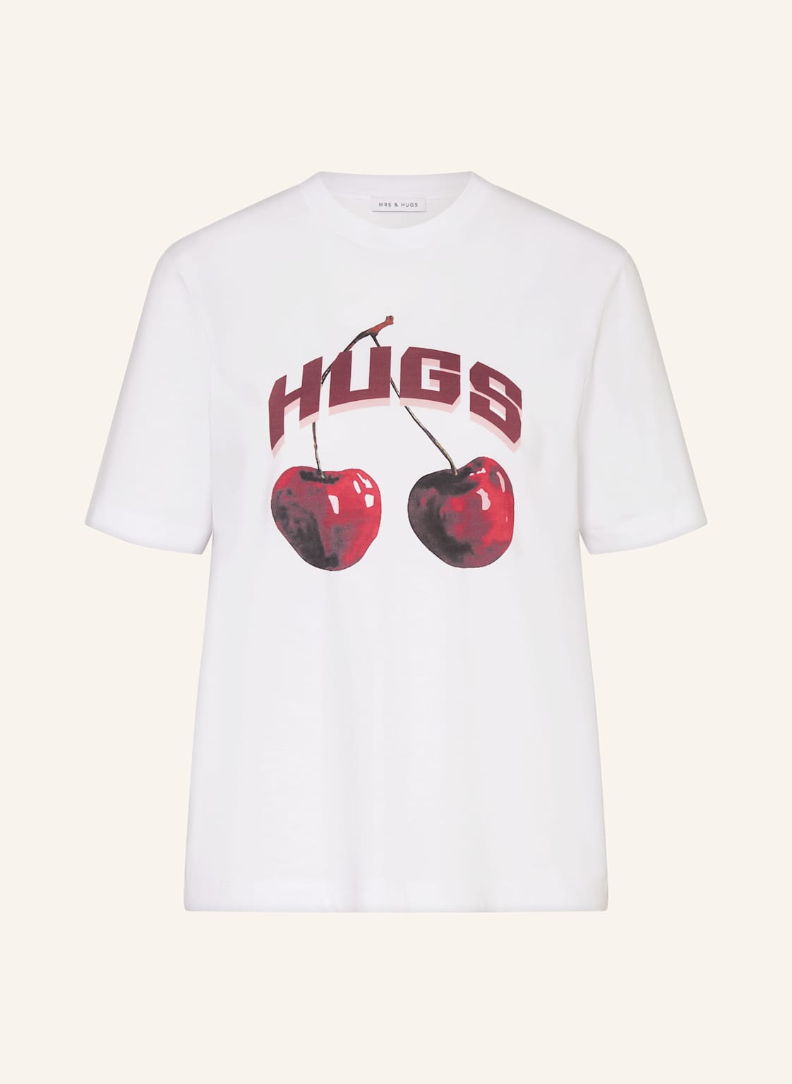 Mrs & Hugs T-Shirt rot Mrs & Hugs T-Shirt rot von Mrs & HUGS