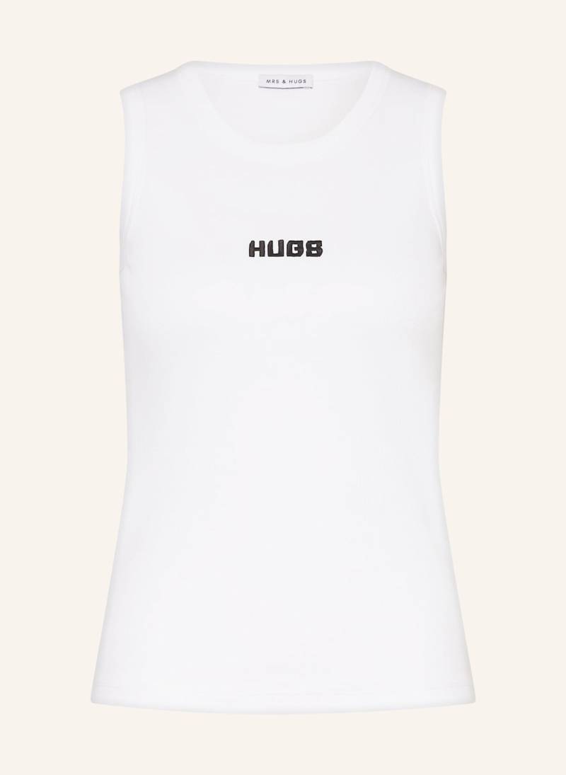 Mrs & Hugs Top weiss von Mrs & HUGS