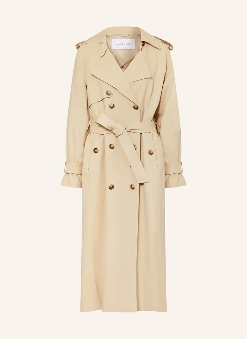 Mrs & Hugs Trenchcoat beige von Mrs & HUGS