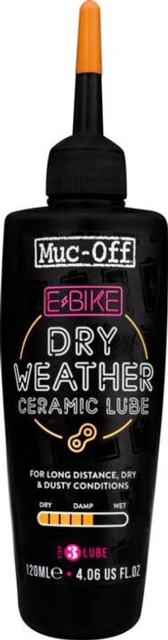 MucOff eBike Dry Lube 120ml Pflegemittel schwarz von MucOff