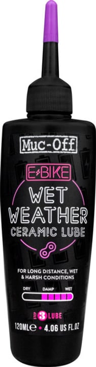 MucOff eBike Wet Lube 120ml Pflegemittel schwarz von MucOff