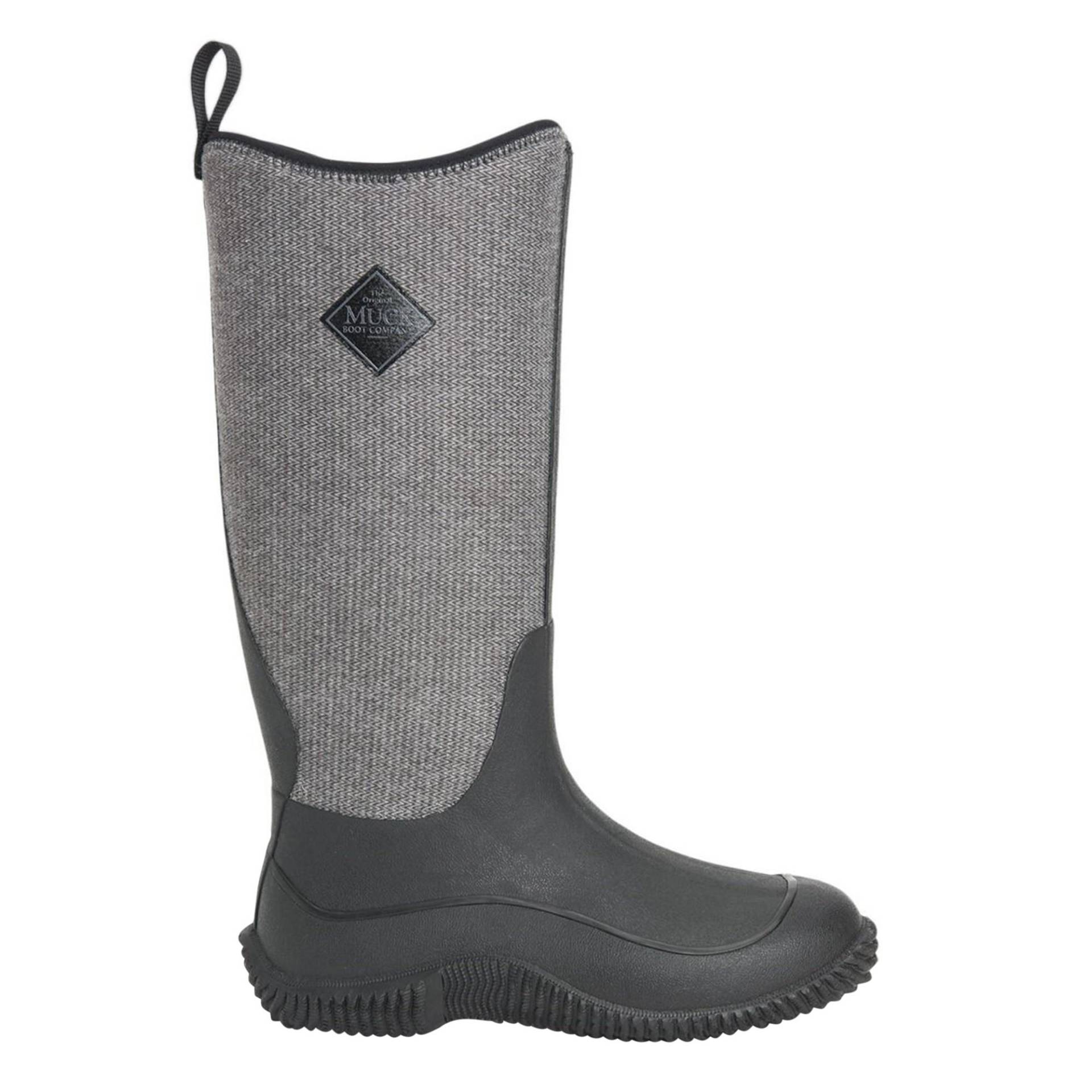 Gummistiefel Hale, Fischgrätmuster Damen Schwarz 43.5 von Muck Boots