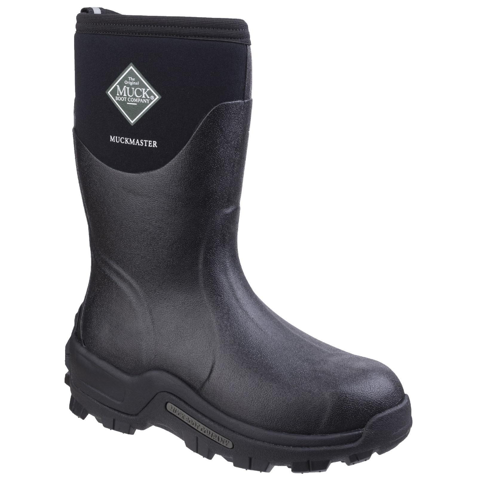 Muckmaster Mid Gummistiefel Herren Schwarz 38 von Muck Boots