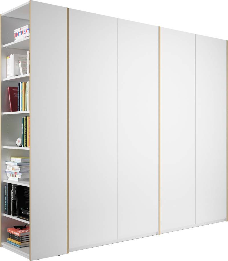 Müller SMALL LIVING Drehtürenschrank »Modular Plus Variante 8«, Anbauregal wahlweise links oder rechts montierbar von Müller SMALL LIVING