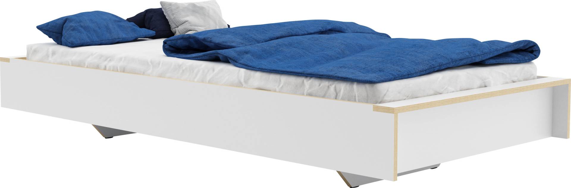 Müller SMALL LIVING Einzelbett »FLAI HIGH«, Komfort Höhe 40 cm ohne Kopfteil von Müller SMALL LIVING