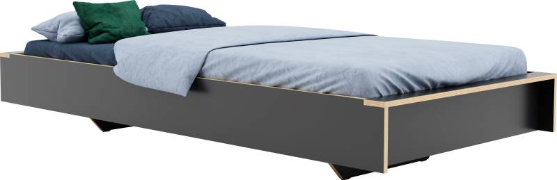 Müller SMALL LIVING Einzelbett »FLAI HIGH«, Überlänge Liegefläche 210 cm, Komfort Höhe 40 cm ohne Kopfteil von Müller SMALL LIVING