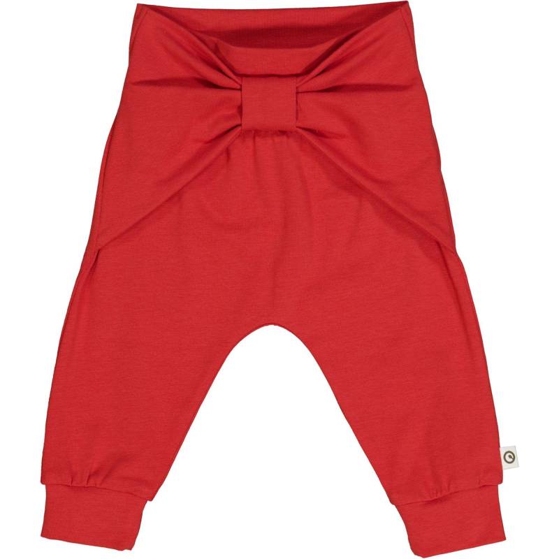 Babyhose Unisex Rot Bunt 56 von Müsli by Green Cotton