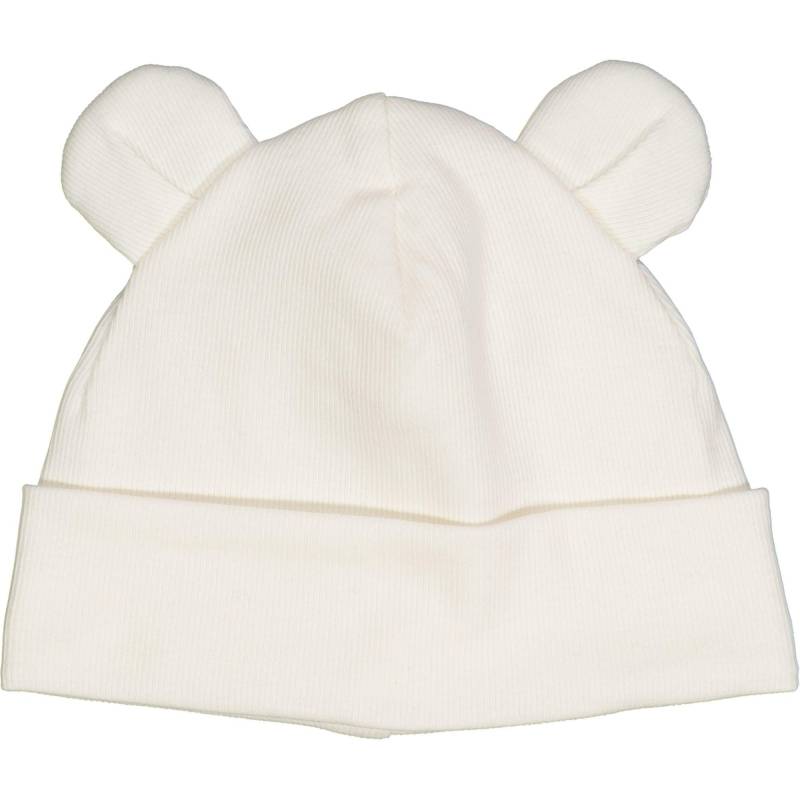 Babymütze Unisex Offwhite 68-74 von Müsli by Green Cotton