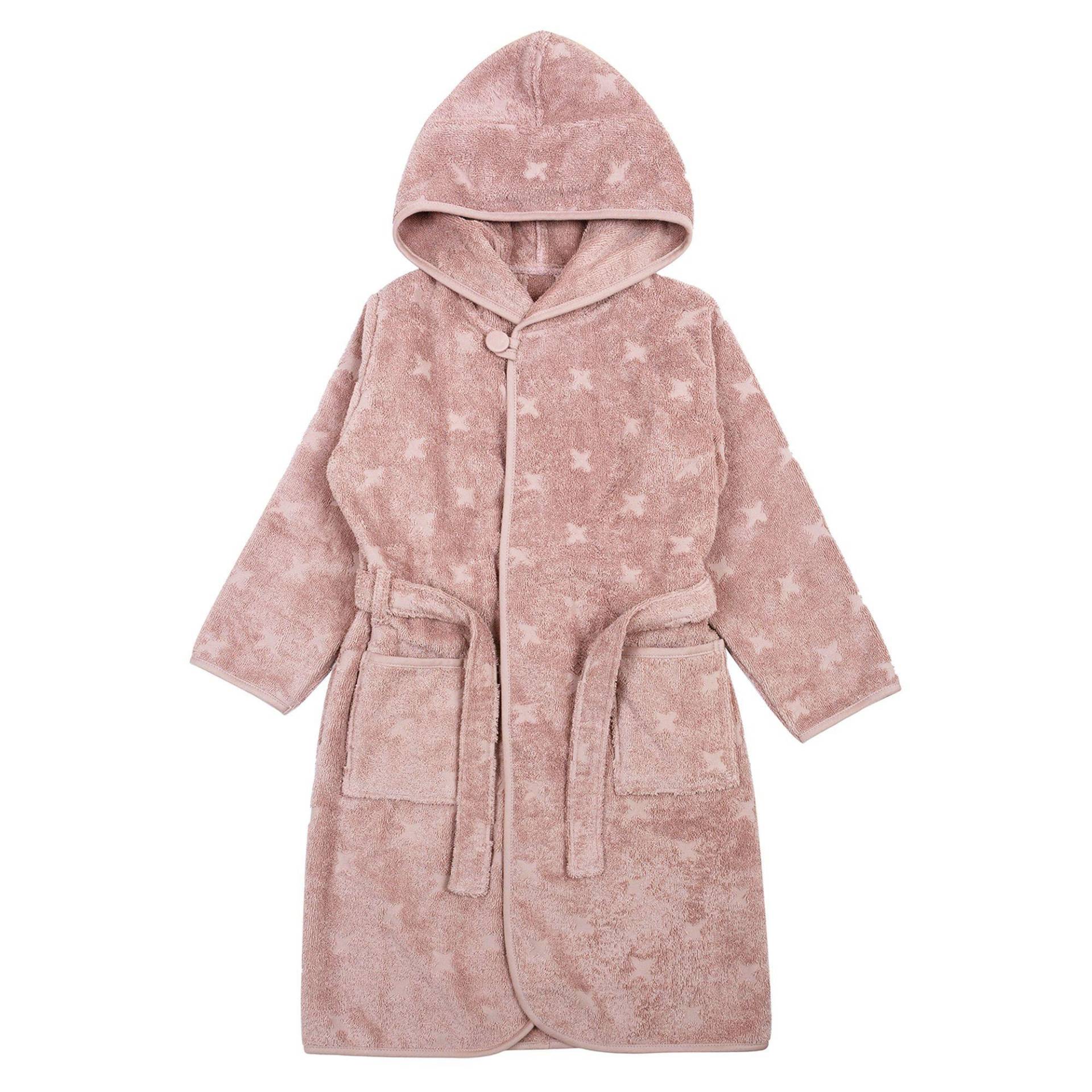 Bademantel Unisex Rosa 116 von Müsli by Green Cotton