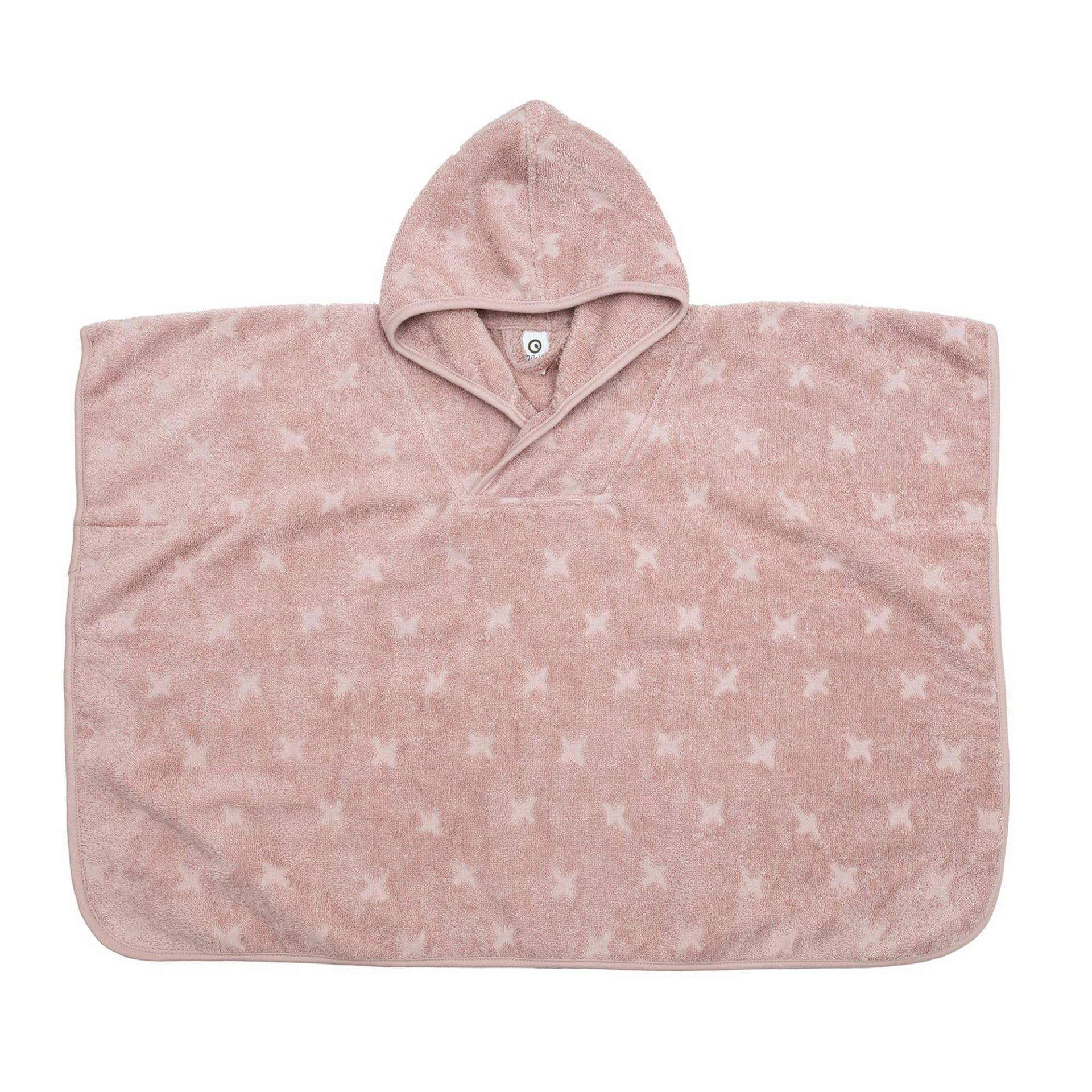 Frottee-poncho Unisex Rosa ONE SIZE von Müsli by Green Cotton