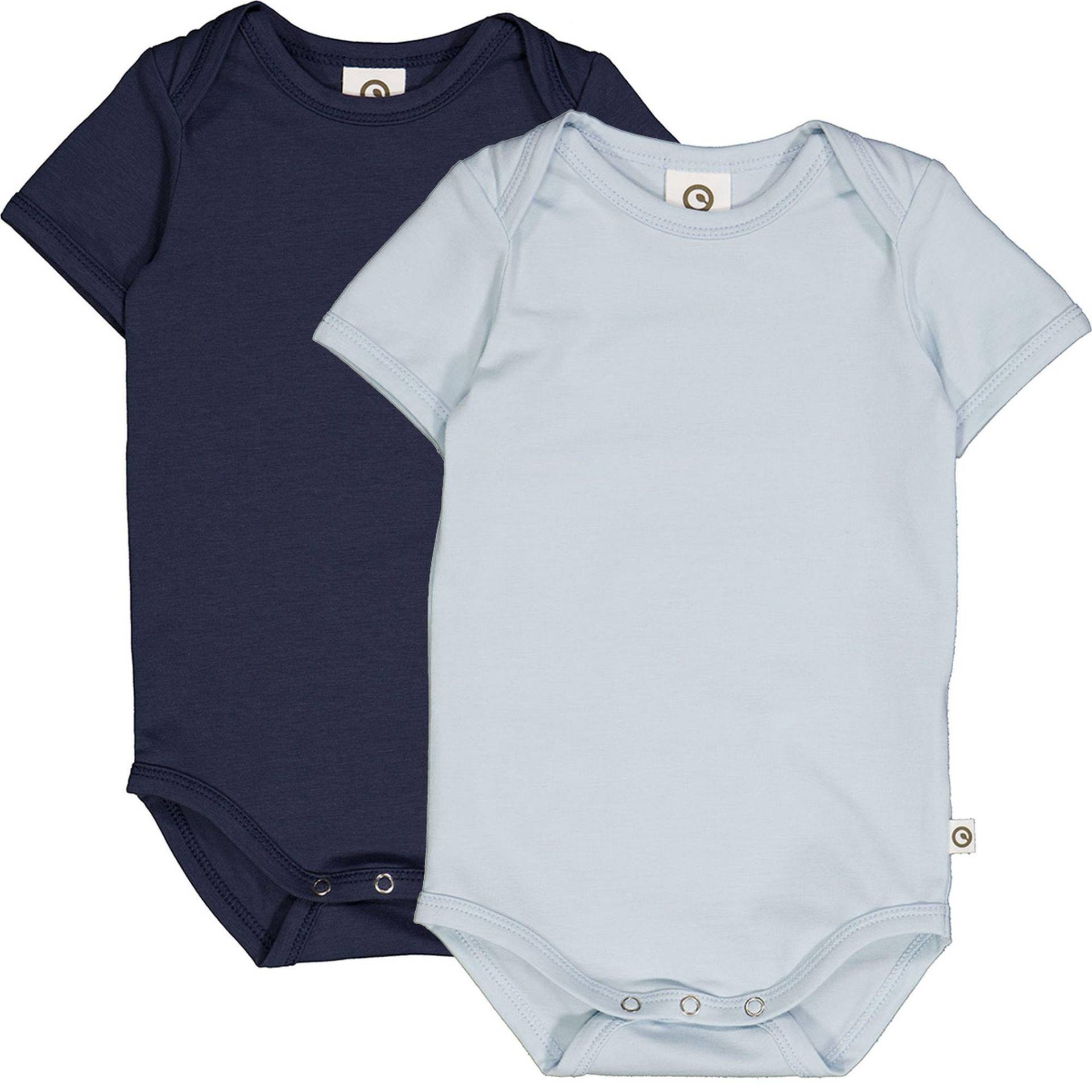 Kurzarmbody 2er-pack Unisex Multicolor 56 von Müsli by Green Cotton