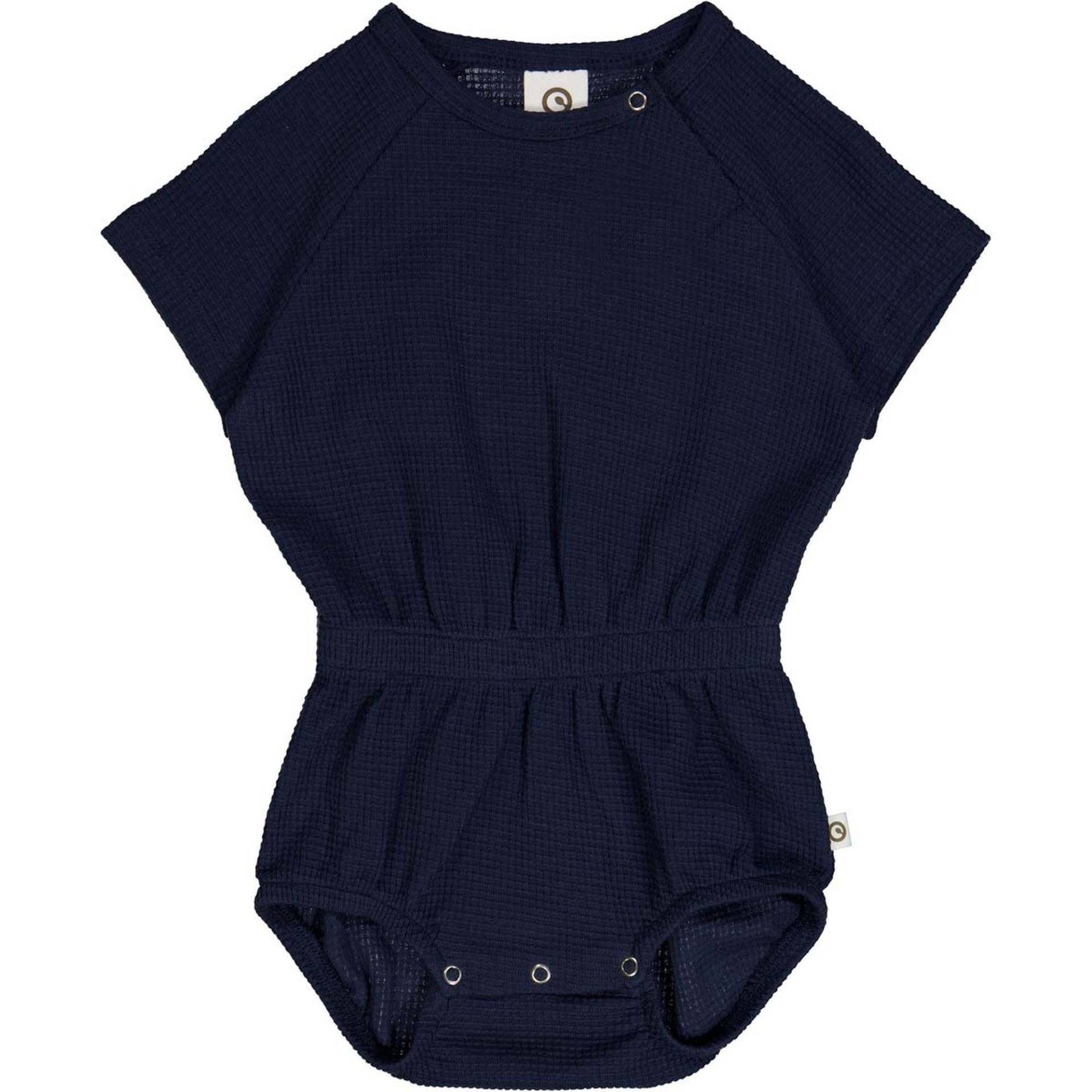 Kurzarmbody Unisex Blau 56 von Müsli by Green Cotton