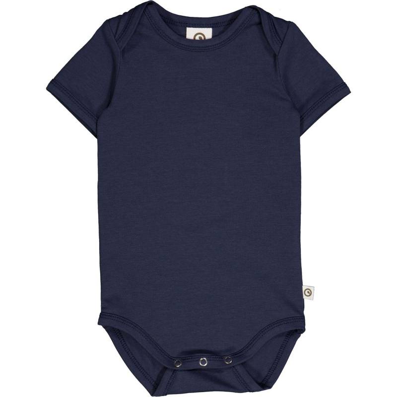 Kurzarmbody Unisex Blau 56 von Müsli by Green Cotton