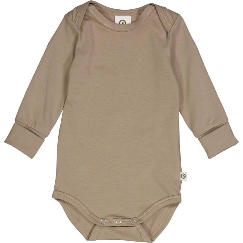 Langarmbody Unisex Beige 62 von Müsli by Green Cotton