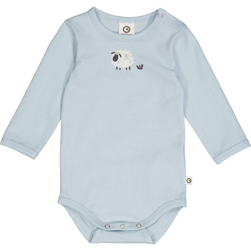 Langarmbody Unisex Blau 56 von Müsli by Green Cotton