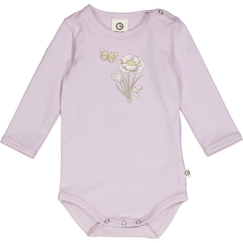 Langarmbody Unisex Flieder 92 von Müsli by Green Cotton