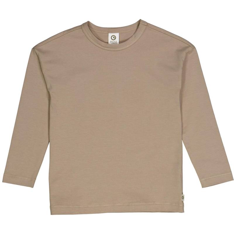 Langarmshirt Unisex Beige 104 von Müsli by Green Cotton