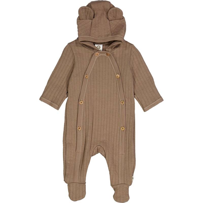 Strampler Mit Füßen Unisex Nussbaum 44 von Müsli by Green Cotton