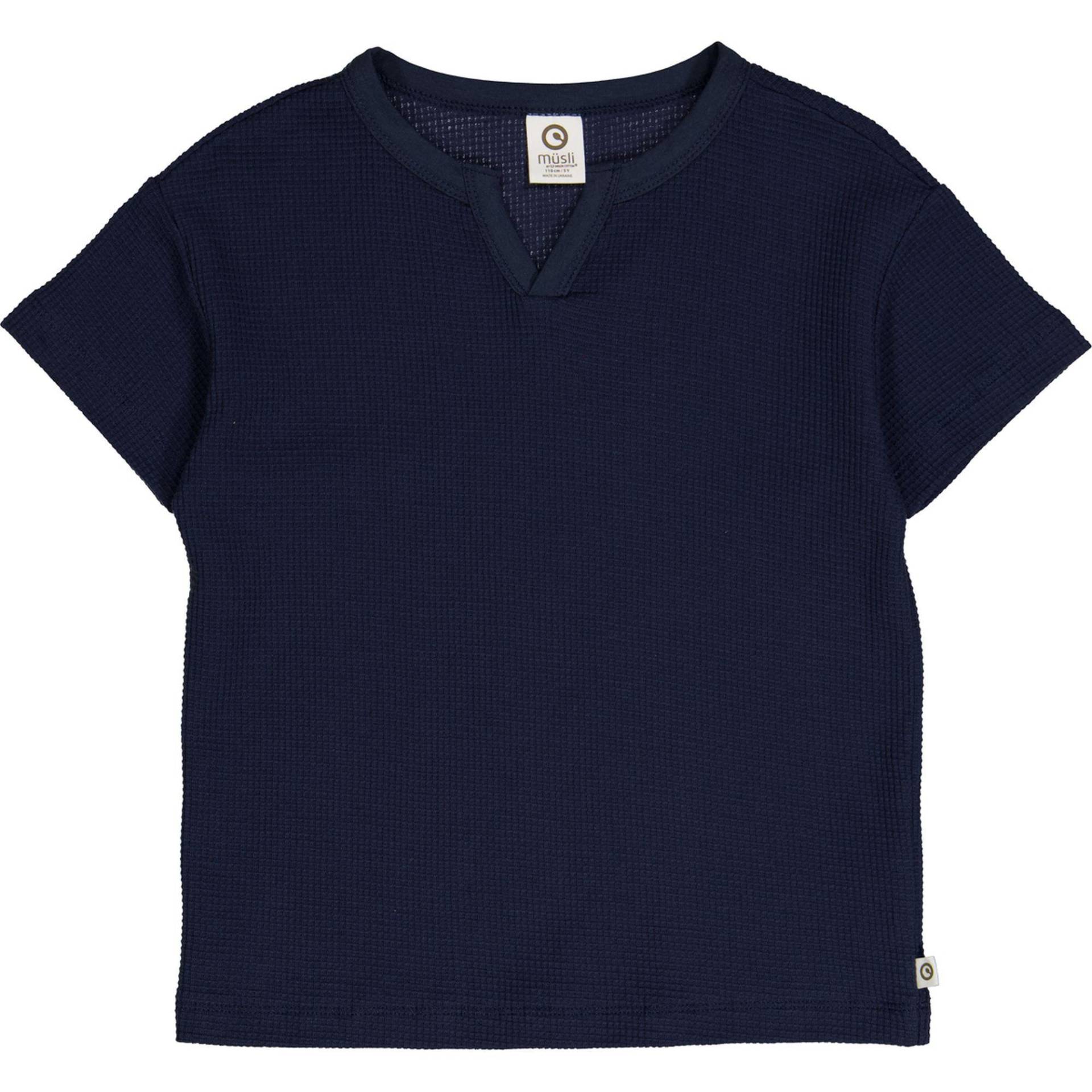 T-shirt Unisex Blau 116 von Müsli by Green Cotton