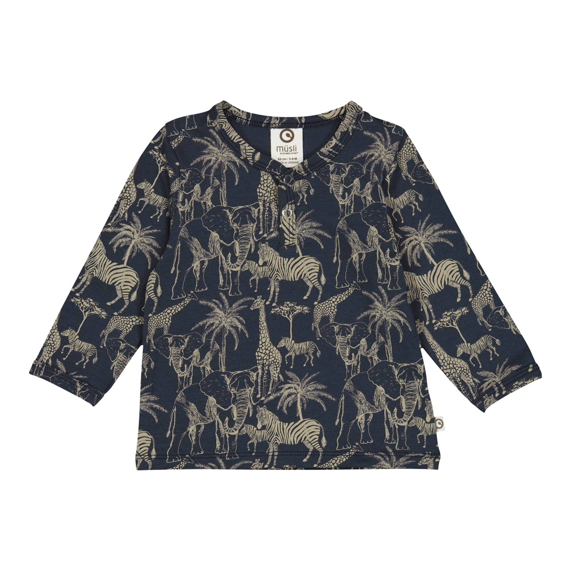Henley-Shirt langarm Safari Henley-Shirt langarm Safari von Müsli