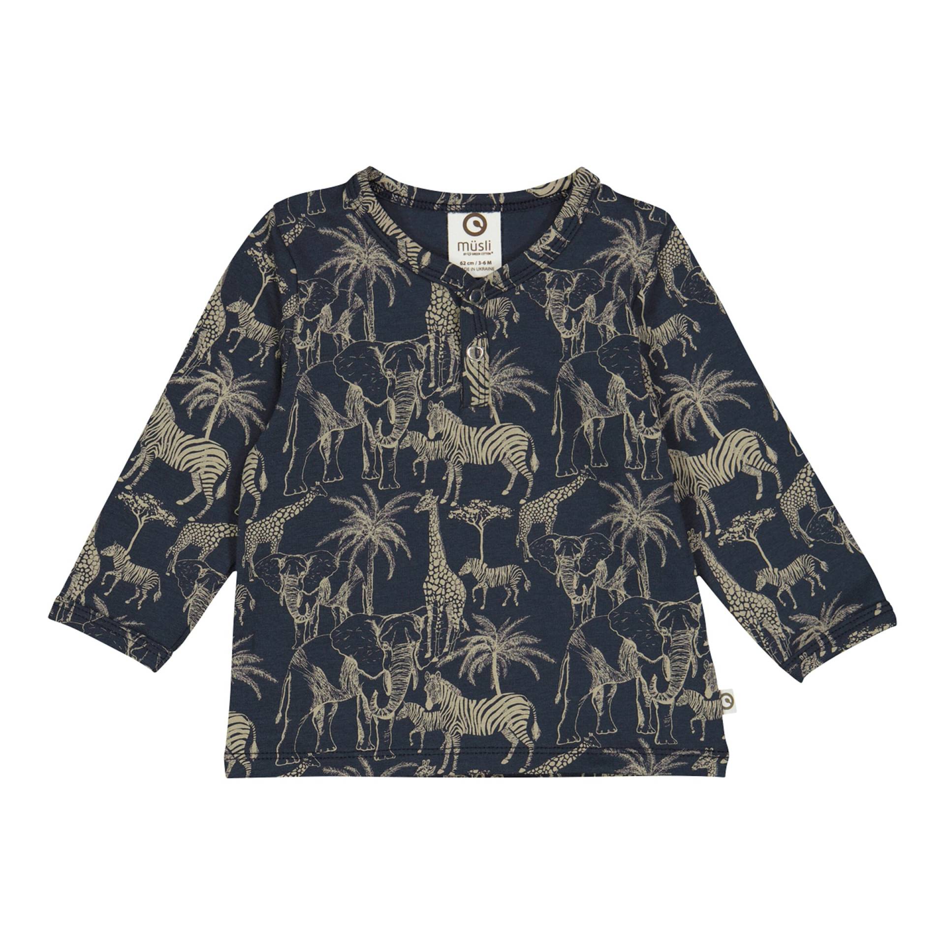 Henley-Shirt langarm Safari von Müsli