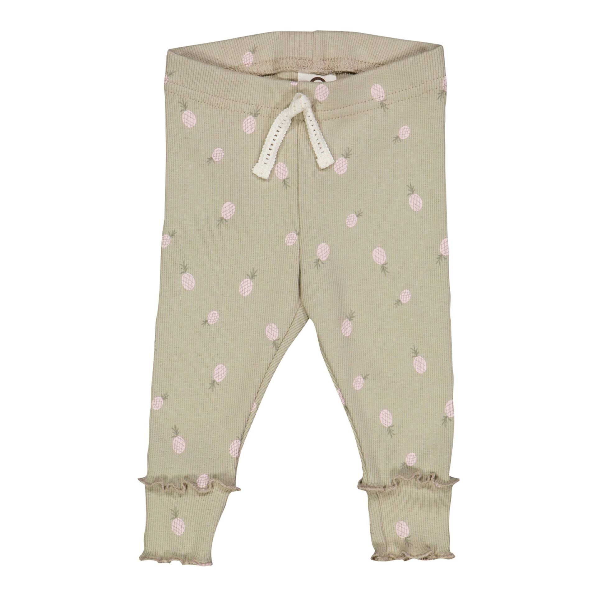Leggings Mitwachsbündchen Ananas Rippqualität Leggings Mitwachsbündchen Ananas Rippqualität von Müsli
