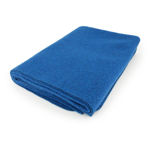 Mufflon - Blanket Logo - Decke Gr 200 x 140 cm blau von Mufflon