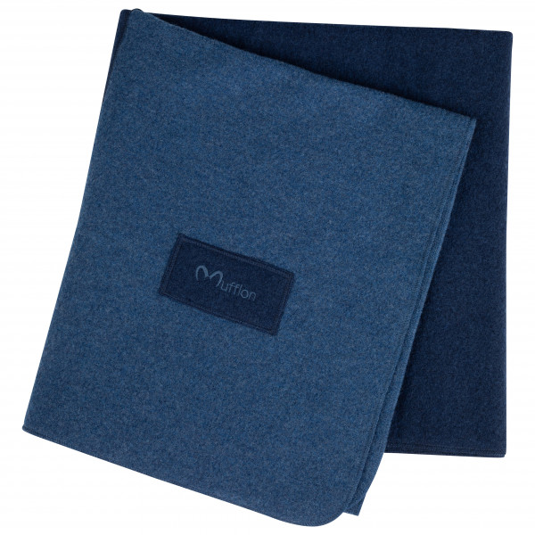 Mufflon - Blanket Logo - Decke Gr 200 x 140 cm blau von Mufflon