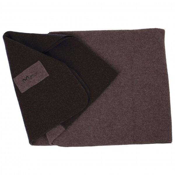 Mufflon - Blanket Logo - Decke Gr 200 x 140 cm braun/schwarz von Mufflon