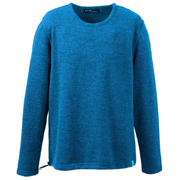 Mufflon - Viktor - Wollpullover Gr L blau von Mufflon