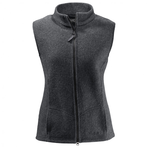 Mufflon - Women's Vita - Merinogilet Gr L grau/schwarz von Mufflon