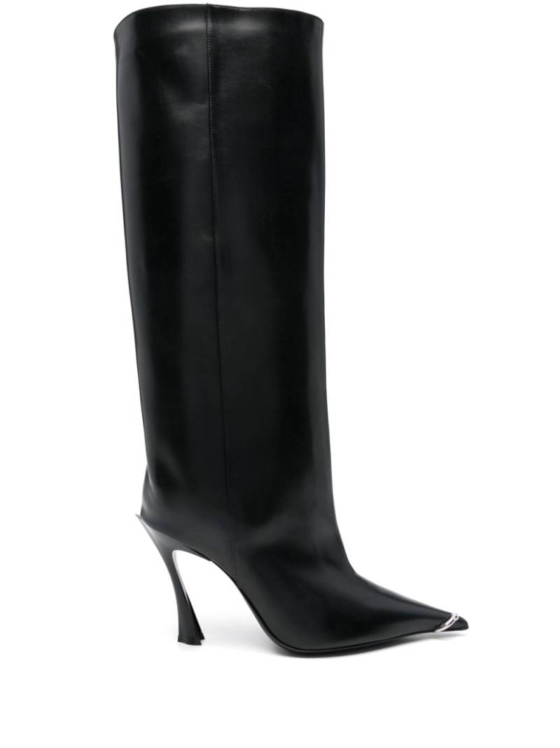 Mugler 105mm Piercing Fang boots - Black von Mugler