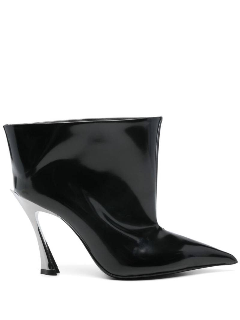 Mugler 95mm Fang ankle boots - Black von Mugler