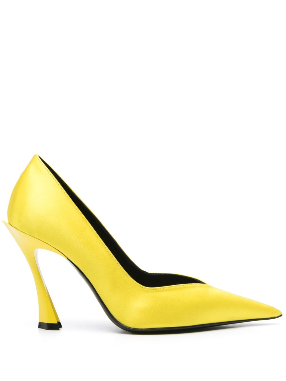 Mugler 95mm Fang pumps - Yellow von Mugler