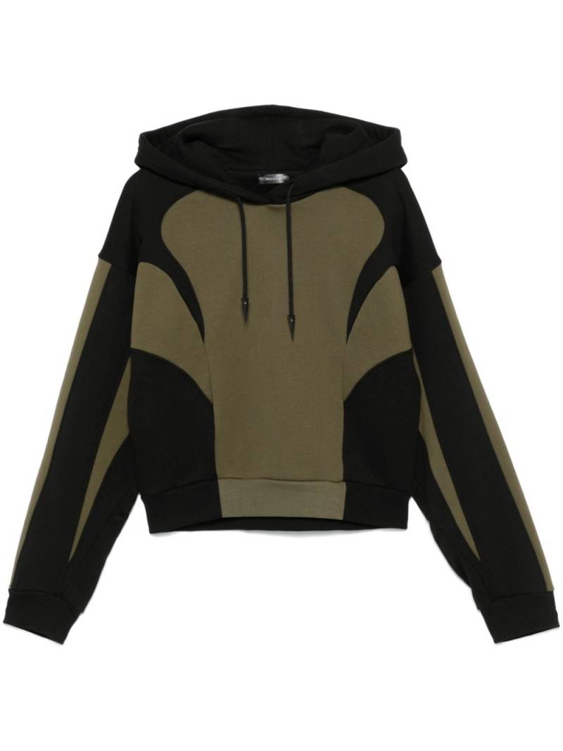 Mugler colourblock hoodie - Green von Mugler