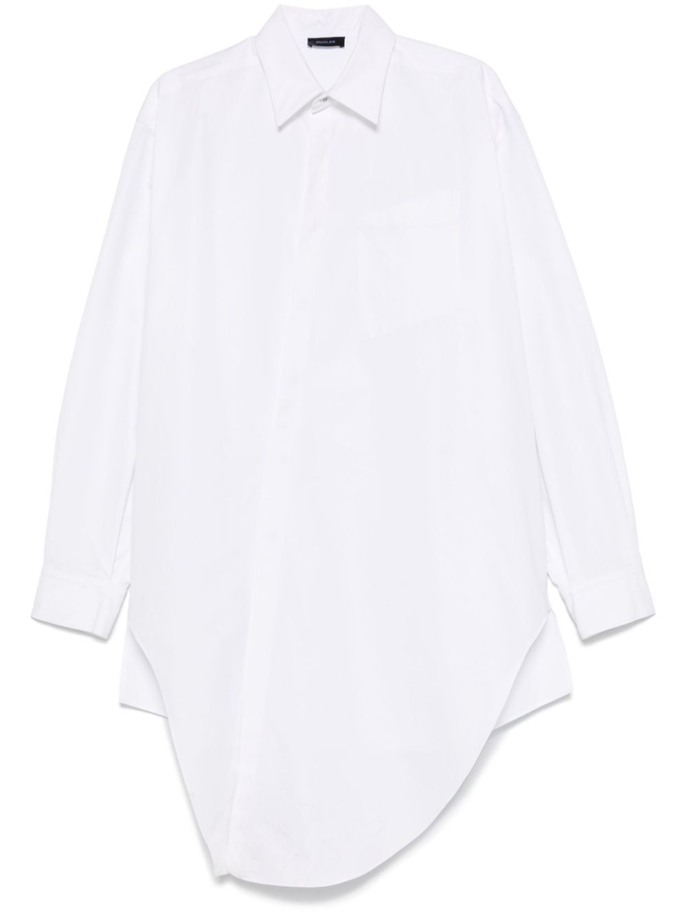 Mugler cotton shirt - White von Mugler