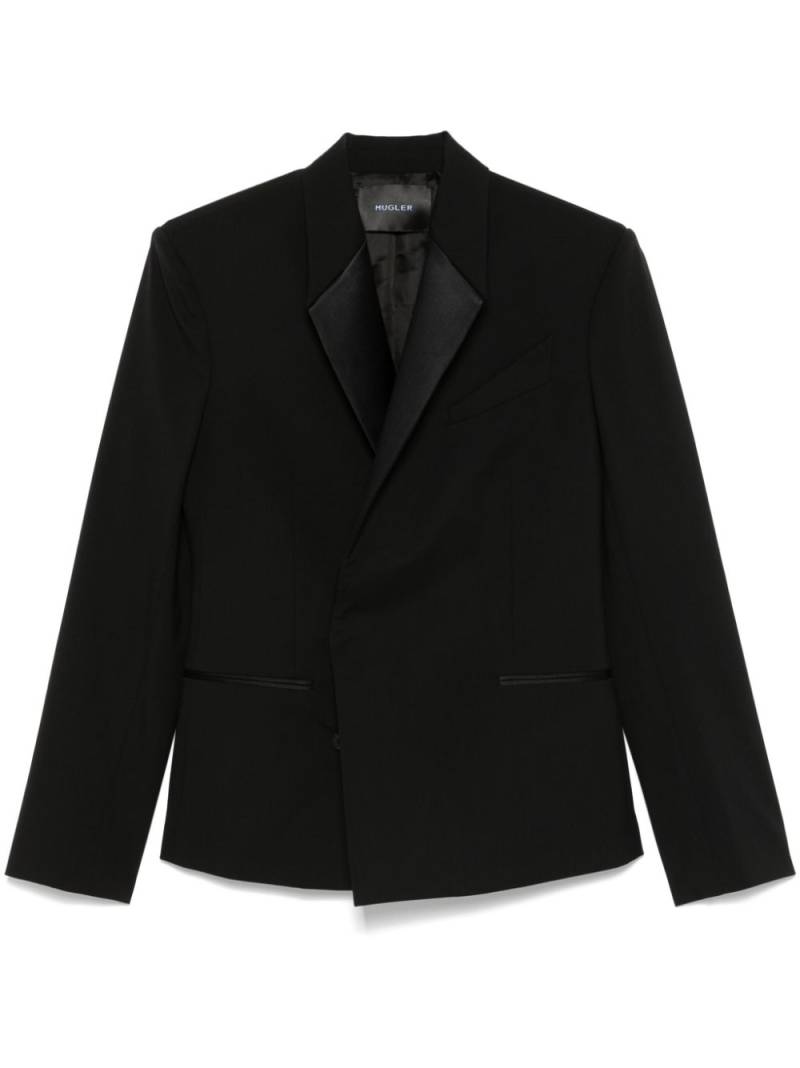 Mugler double-breasted blazer - Black von Mugler