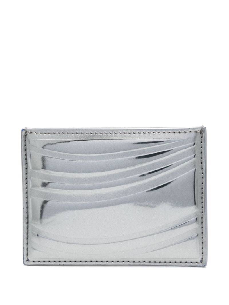 Mugler embossed spiral cardholder - Silver von Mugler