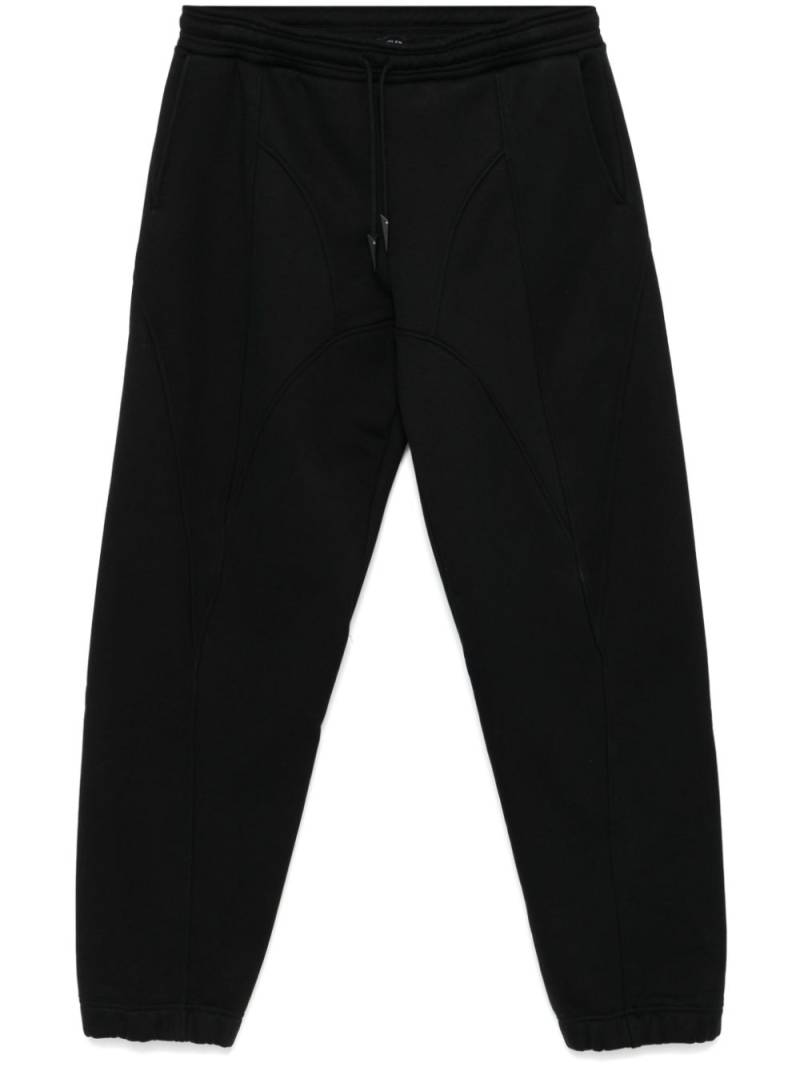 Mugler fleece track pants - Black von Mugler