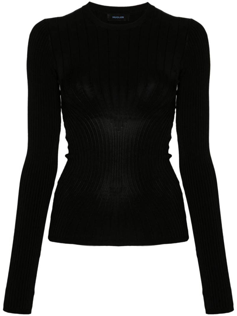 Mugler knit top - Black von Mugler