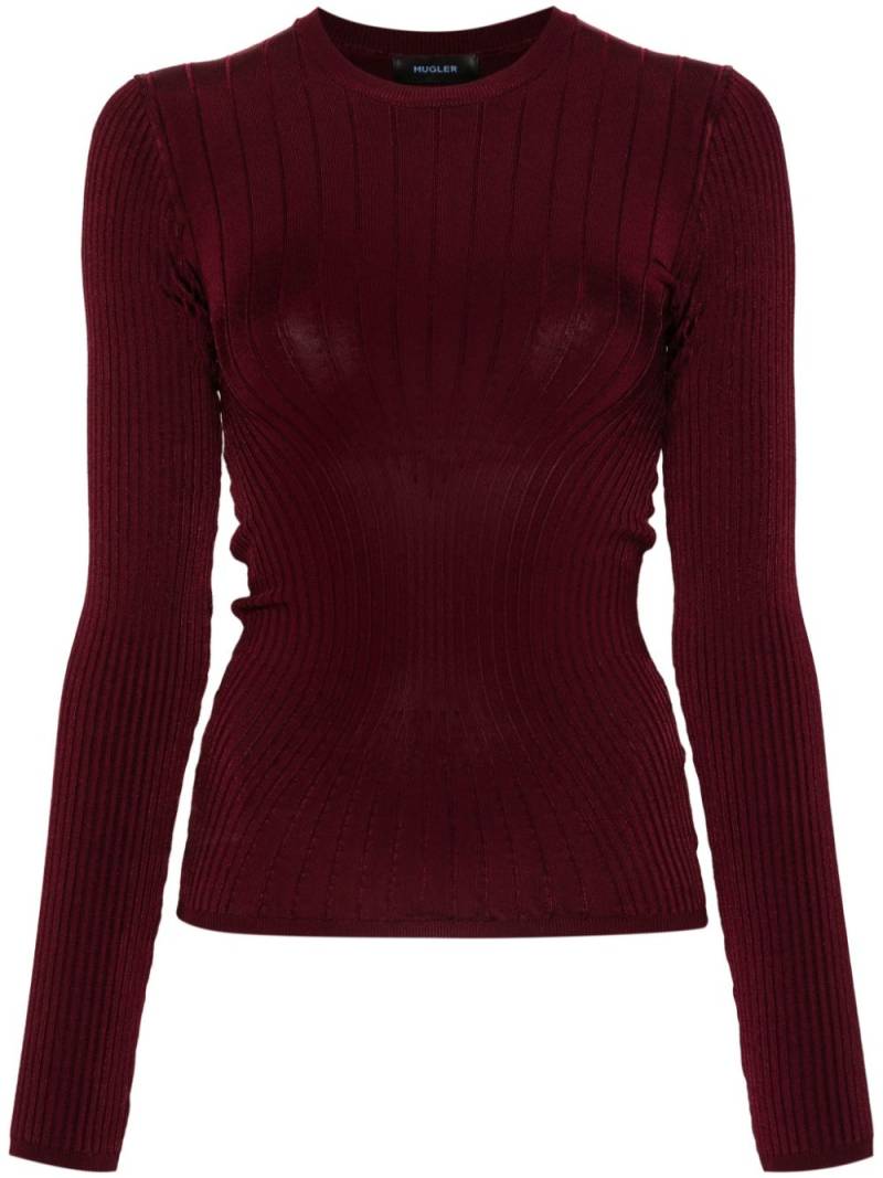 Mugler knit top - Red von Mugler