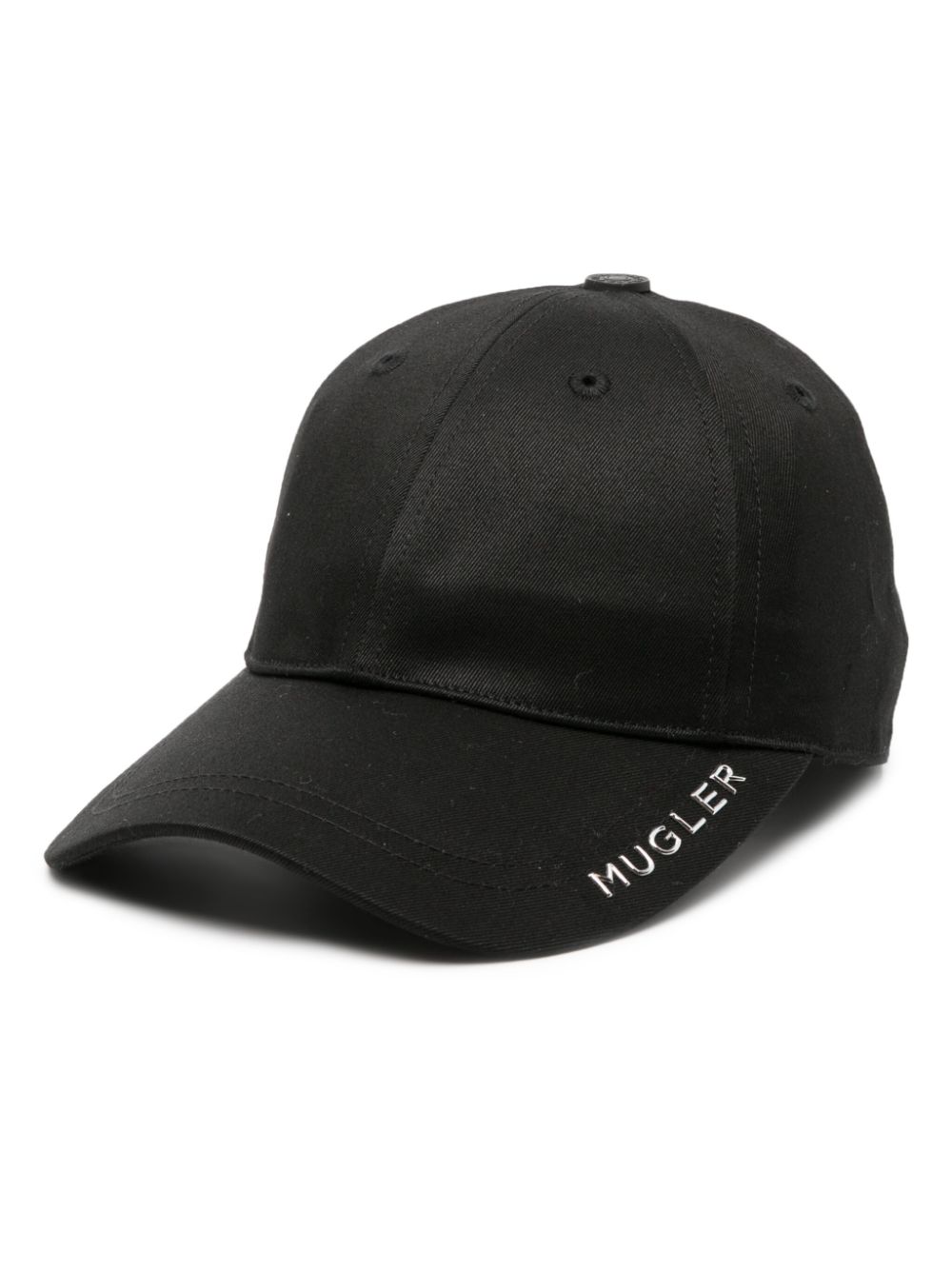 Mugler logo-lettering baseball cap - Black von Mugler